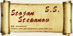 Stojan Stepanov vizit kartica